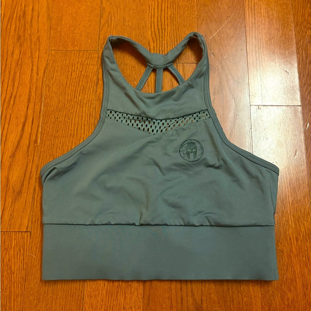 Craft Spartan Teal Green Performance Sports Bra. Size small